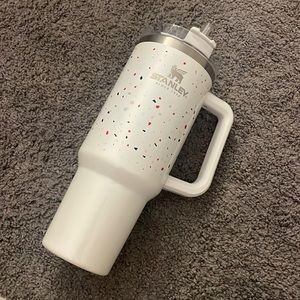 White confetti 40oz Stanley cup